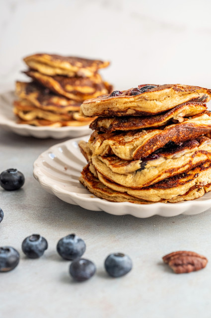 Superpower Pancakes stacked